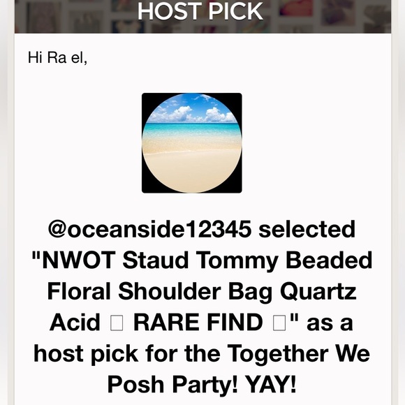 🌺🎉HP🎉🌺 NWOT Staud Tommy Beaded Shoulder Bag Quartz Acid 🌟RARE FIND🌟 - Picture 16 of 16